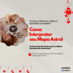 Imagem de capa para o Curso online Como Interpretar Seu Mapa Astral 