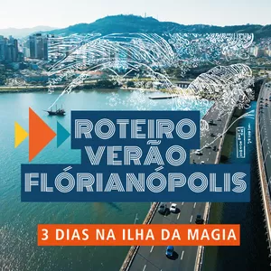 Imagem de capa para o Ebook Roteiro de Floripa em 3 Dias (Completo e Otimizado)