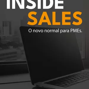 Imagem de capa para o Ebook Inside Sales: O novo normal para PMEs