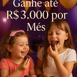 Imagem de capa para o Ebook E-book receitas variadas de brigadeiro 