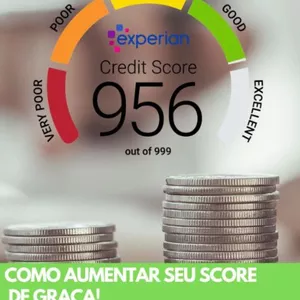 Imagem de capa para o Ebook Como Aumentar seu Score   de Graça!  14 Dicas e Estratégias