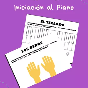 Imagen de portada para Ebook Actividades para tu primera clase de Piano con niños