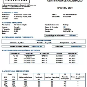 Imagem de capa para o Curso online Sistema para Emissão de Certificados de Calibração de Balanças em Excel