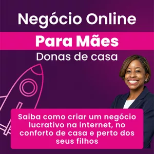 Imagem de capa para o Ebook Negócio Online Para Mães Donas de Casa