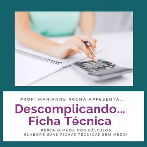 Imagem de capa para o Curso online Descomplicando a ficha técnica de UAN's e restaurantes