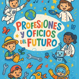 Imagen de portada para Ebook Libro para Colorear - Prefesiones y Oficios del Futuro!!