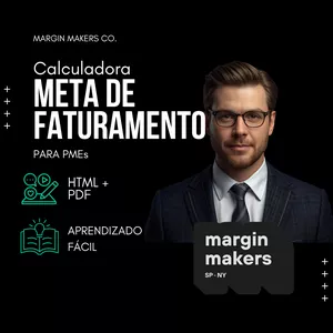 Imagem de capa para o Curso online Calculadora de Meta de Faturamento + Guia em PDF
