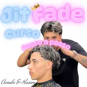 Imagem de capa para o Curso online Curso Passo a Passo Jit Fade (corte,luzes e finalização)