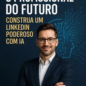 Imagem de capa para o Ebook O Profissional do Futuro: Construa um LinkedIn Poderoso com IA