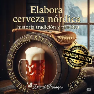 Imagen de portada para Ebook Elabora Cerveza Nórdica Casera: Historia, Tradición y Práctica