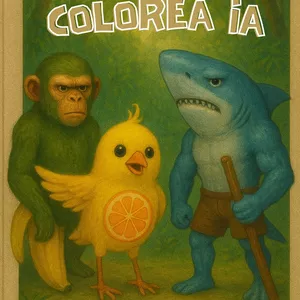 Imagen de portada para Ebook Libro para Colorear - ColoreaIA