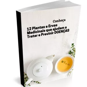Imagem de capa para o Ebook 12 Plantas e Ervas Medicinais que vai  ajudar você Perder Peso Tratar e Prevenir Doenças.