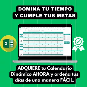 Imagen de portada para Curso online Calendario Dinámico y Organizador de Tareas en Excel