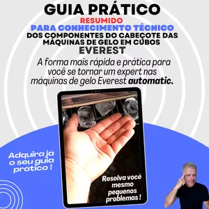 Imagem de capa para o Ebook Guia prático sobre os componentes do cabeçote das máquinas de gelo em cubos everest