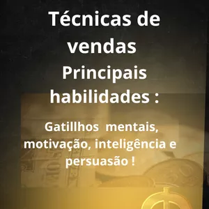 Imagem de capa para o Ebook Técnicas de Vendas 