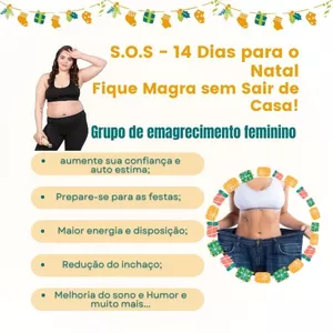 Imagem de capa para o Evento online S.O.S Magra em 14 Dias