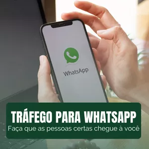 Imagem de capa para o Curso online Como realizar tráfego pago para WhatsApp e receber mais clientes e vendas todos os dias!