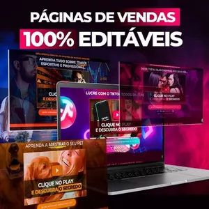 Imagem de capa para o Ebook 1000 PÁGINAS DE VENDAS EDITÁVEIS ELEMENTOR