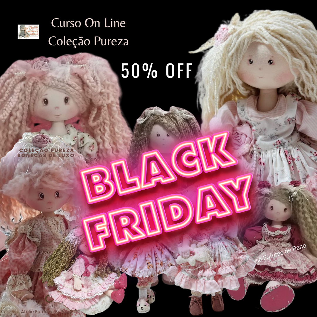 Imagem do curso Boneca de Pano - Curso On Line Coleção Pureza  