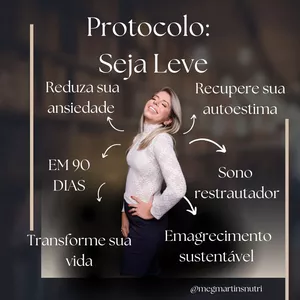 Imagem de capa para o Serviço online Protocolo: 'Seja leve- Reduza ansiedade e emagreça em até 90 dias".