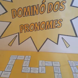Imagem de capa para o Ebook Dominó dos Pronomes