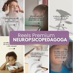 Imagem de capa para o Curso online REELS  PREMIUM- NEUROPSICOPEDAGOGIA