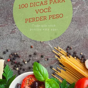 Imagem de capa para o Ebook 100 dicas para emagrecer