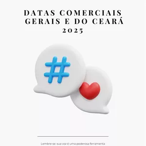Imagem de capa para o Ebook Planeje 2025 Com Sucesso: Calendário Comercial para o Cearense.