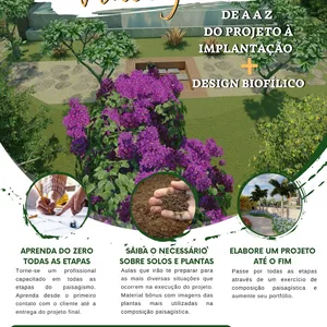 Paisagismo de A a Z Versão 2.0 - Do design biofílico ao Projeto implantado 