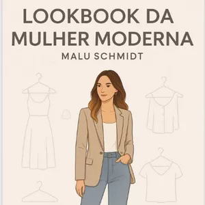 Imagem de capa para o Ebook LOOKBOOK DA MULHER MODERNA 