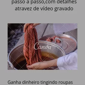Imagem de capa para o Ebook Tingimento de roupas