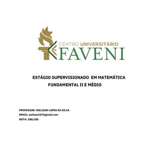 Imagem de capa para o Ebook ESTÁGIO SUPERVISIONADO EM MATEMÁTICA FUNDAMENTAL II E MÉDIO FAVENI