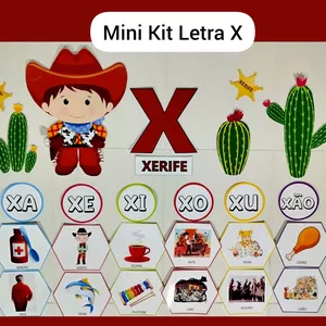 Imagem de capa para o Ebook Mini Kit Letra X