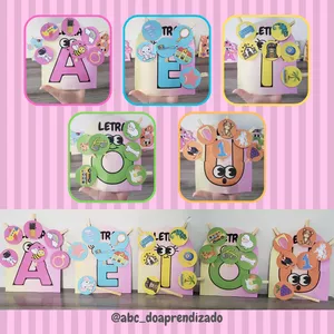 Imagem de capa para o Ebook Luva das Vogais