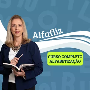 Imagem de capa para o Curso online CURSO COMPLETO DE ALFABETIZAÇÃO - Passo a passo