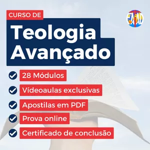 Curso de Teologia Avançado Completo com Certificado  Formação Ministerial Online