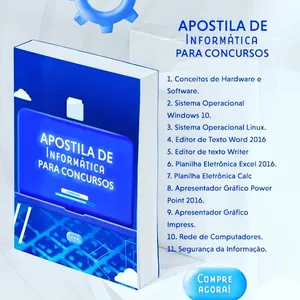 Imagem de capa para o Ebook APOSTILAS PDFS PARA INFORMÁTICA PARA CONCURSOS PÚBLICOS