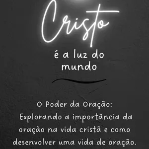 Imagem de capa para o Ebook Cristo é a luz do mundo