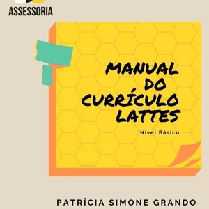 Imagem de capa para o Ebook Manual do Currículo Lattes: nível básico