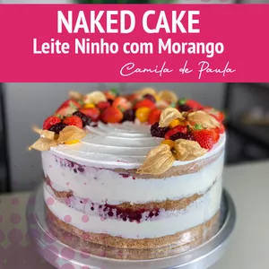 Imagem do curso Naked Cake - Leite Ninho com Morango