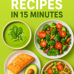 Cover image for Ebook Healthy Recipes in 15 Minutes