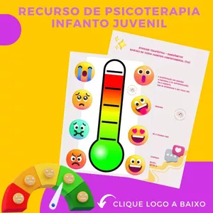 Imagem de capa para o Ebook Recurso de Psicoterapia Infanto Juvenil Humorômetro