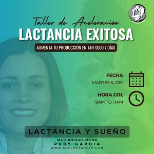 Imagen de portada para Evento online Taller de Aceleración Lactancia Materna