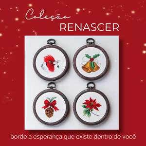 Imagem de capa para o Ebook RISCOS GUIADOS PARA BORDAR - Coleção RENASCER - borde a esperança que existe dentro de você