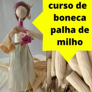 Imagem de capa para o Curso online curso de boneca com a palha do milho 