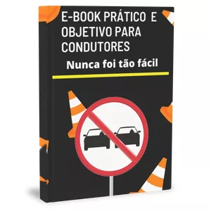 Imagem de capa para o Ebook E-book prático  e objetivo para condutores.