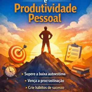 Imagem de capa para o Ebook Autoconfiança e Produtividade Pessoal 
