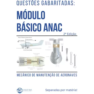 Imagem de capa para o Ebook SIMULADOS MÓDULO BÁSICO ANAC PDF - 2° Edição - TODAS AS MATÉRIAS DA BANCA