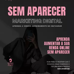 Imagem de capa para o Curso online MARKETING DIGITAL SEM APARECER