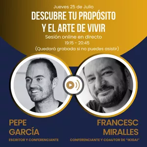 Imagen de portada para Evento online Descubre tu propósito y el Arte de vivir